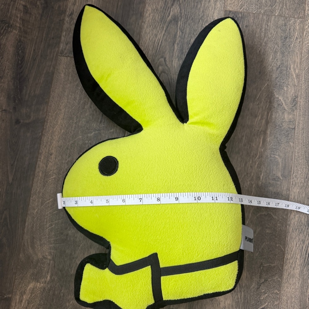 Playboy Y2K lime green bunny head pillow - Picture 14 of 15